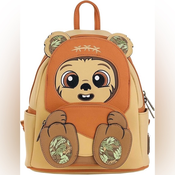 Loungefly Handbags - Used Once! Loungefly Star Wars Wicket Ewok Footsie Mini Backpack